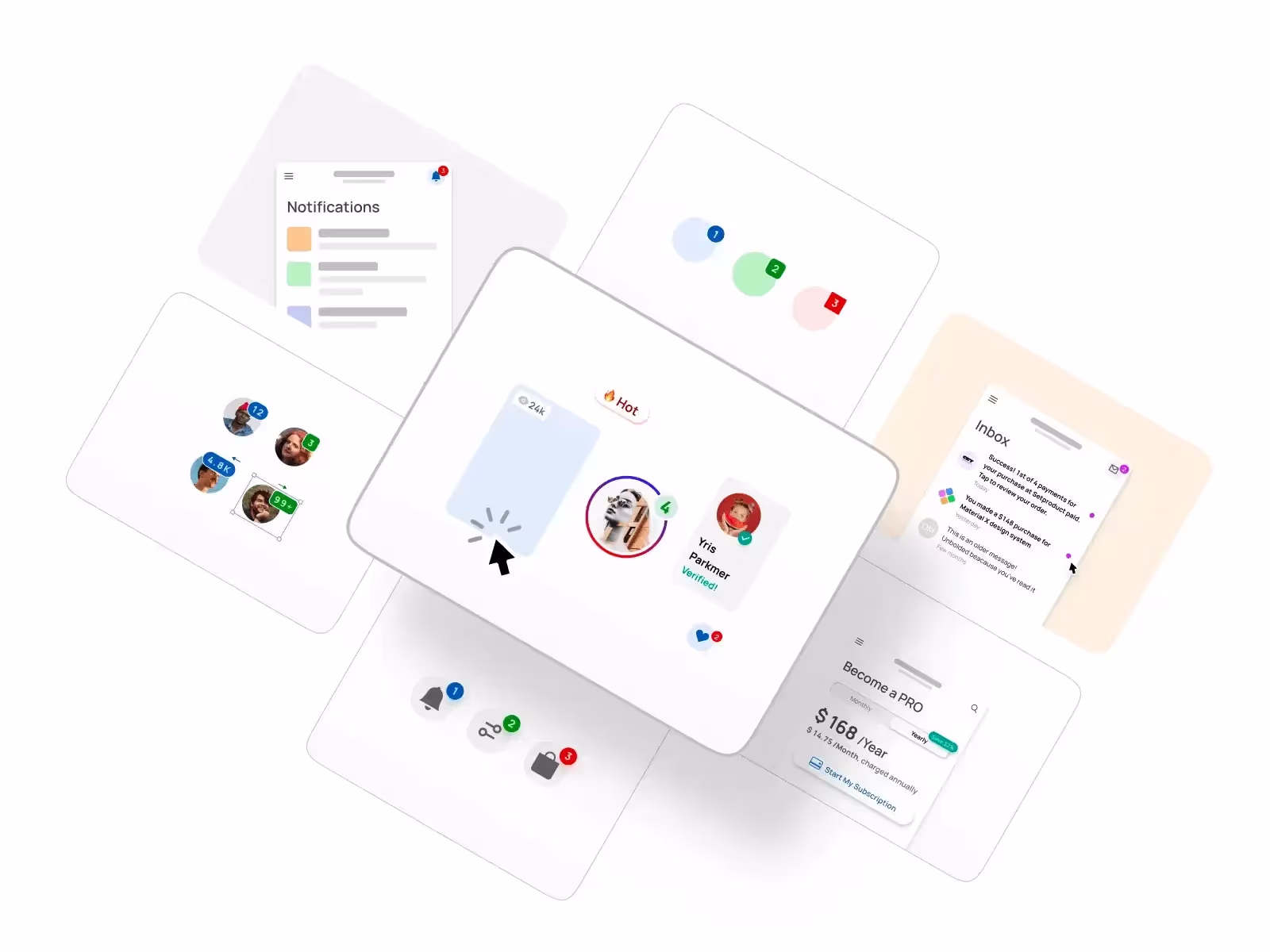 Badge UI design exploration — Tips & tricks, usability, and use cases review
