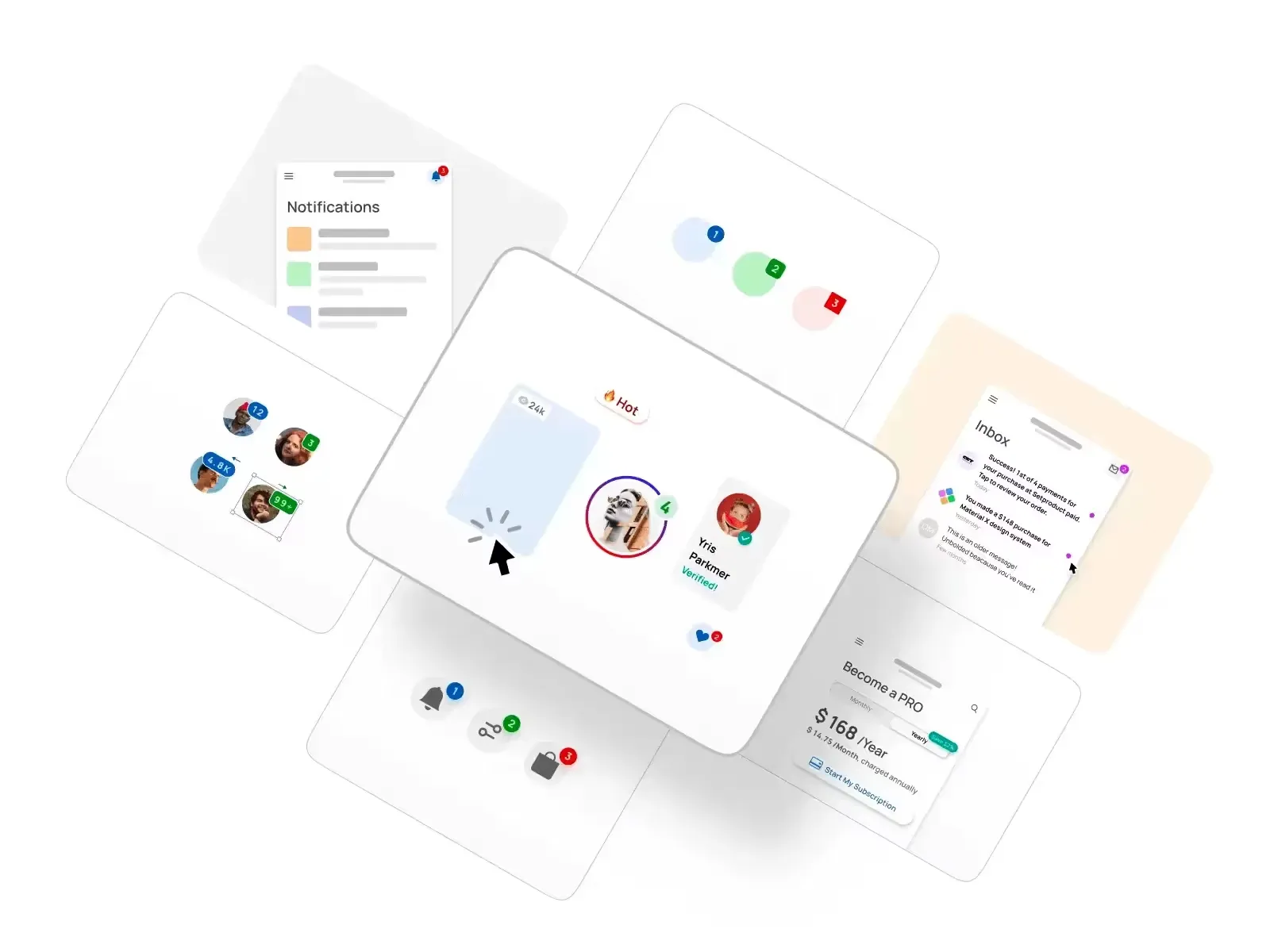 Badge UI design exploration — Tips & tricks, usability, and use cases review