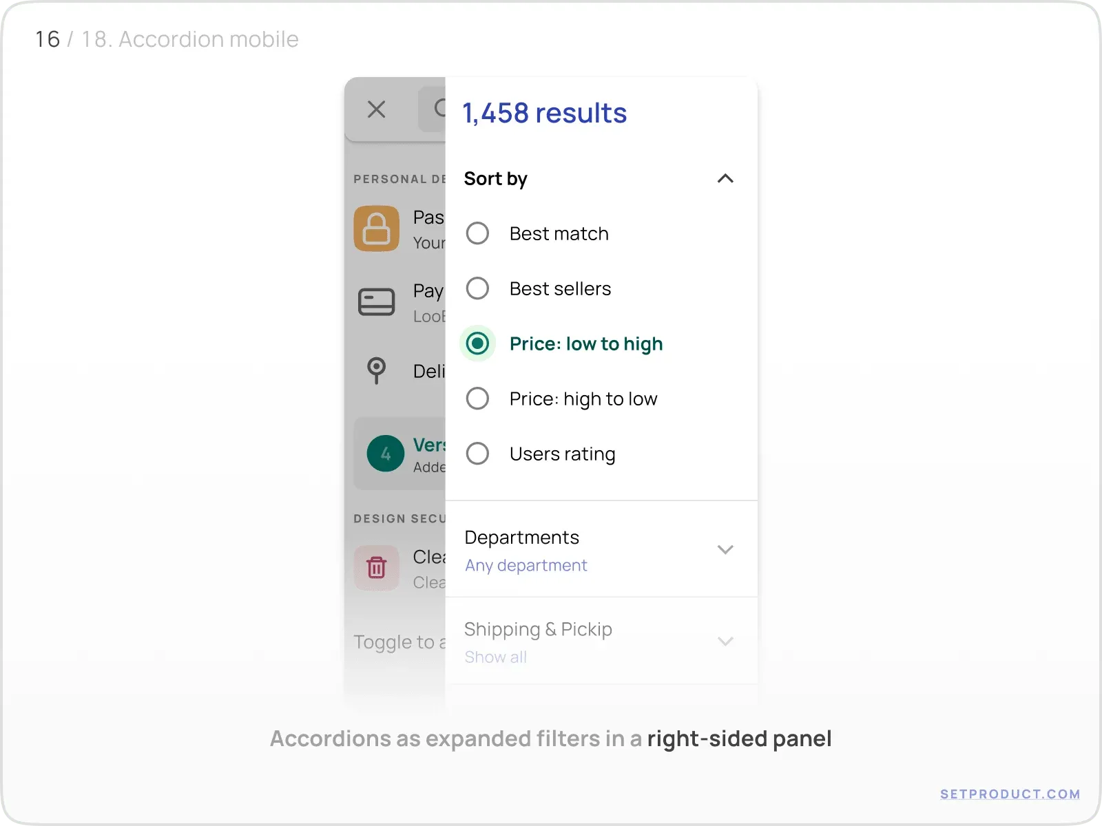 Accordion UI design tips