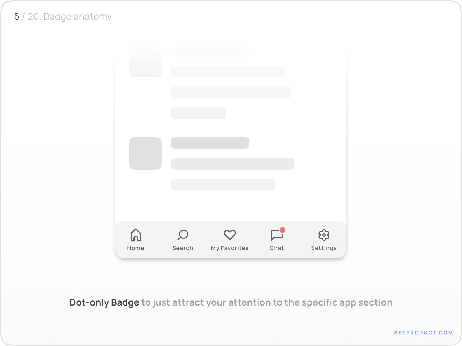 Badge UI design exploration