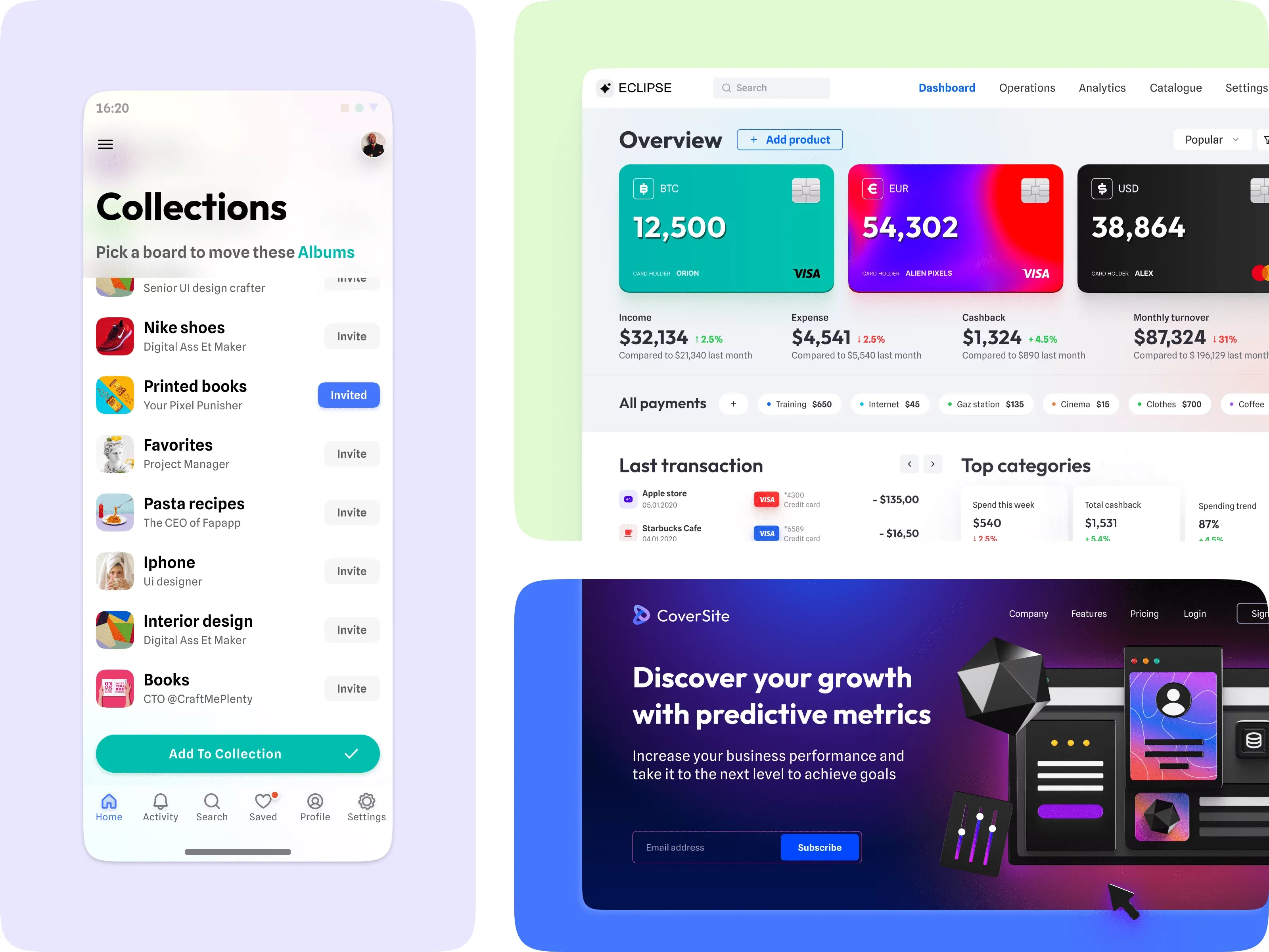 Best fonts combination for app design, websites and dashboard