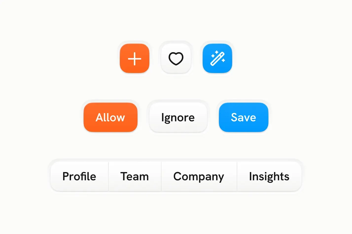 Button Group example illustrating benefits of button groups