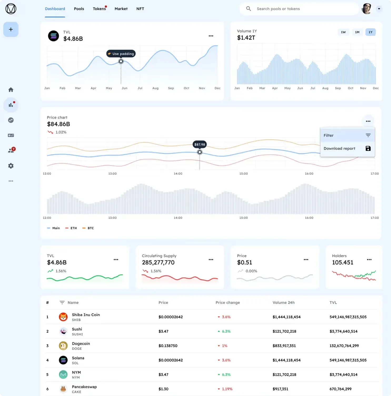 Design example illustrating material-you