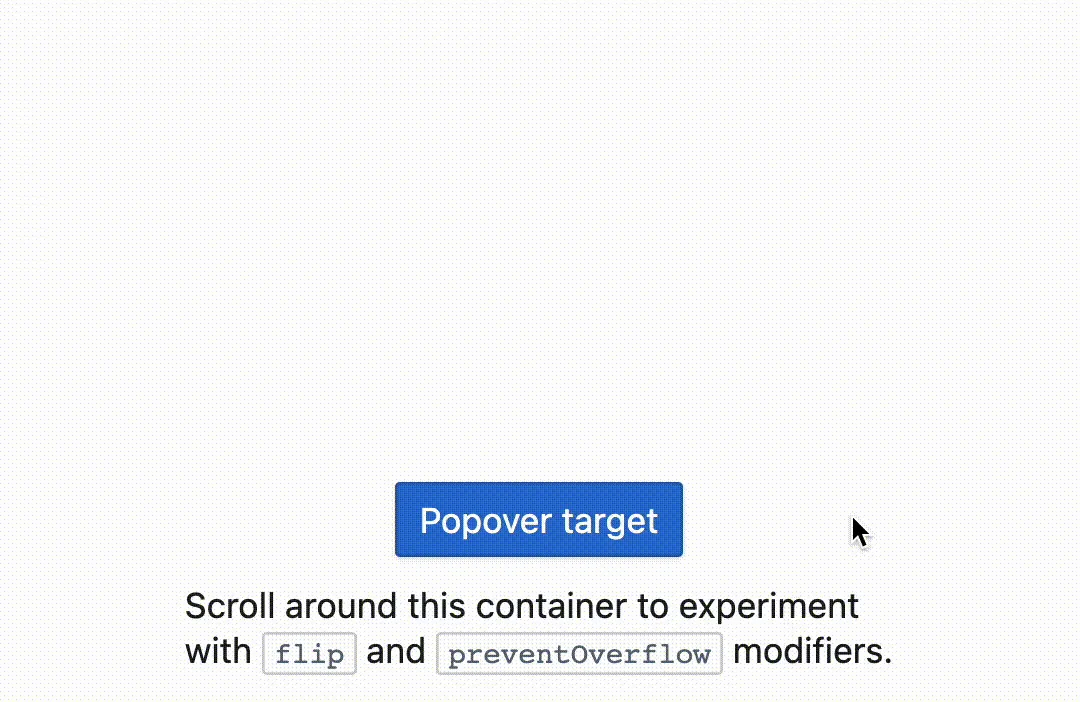 Notifications UI UX design – Popover template