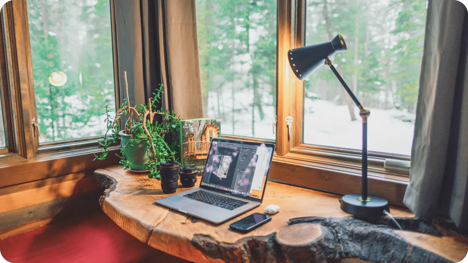 Design example illustrating create a focused environment around you