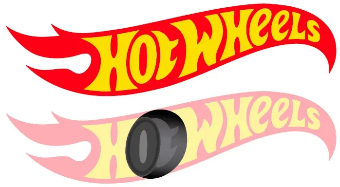 Design example illustrating play with visual hooks