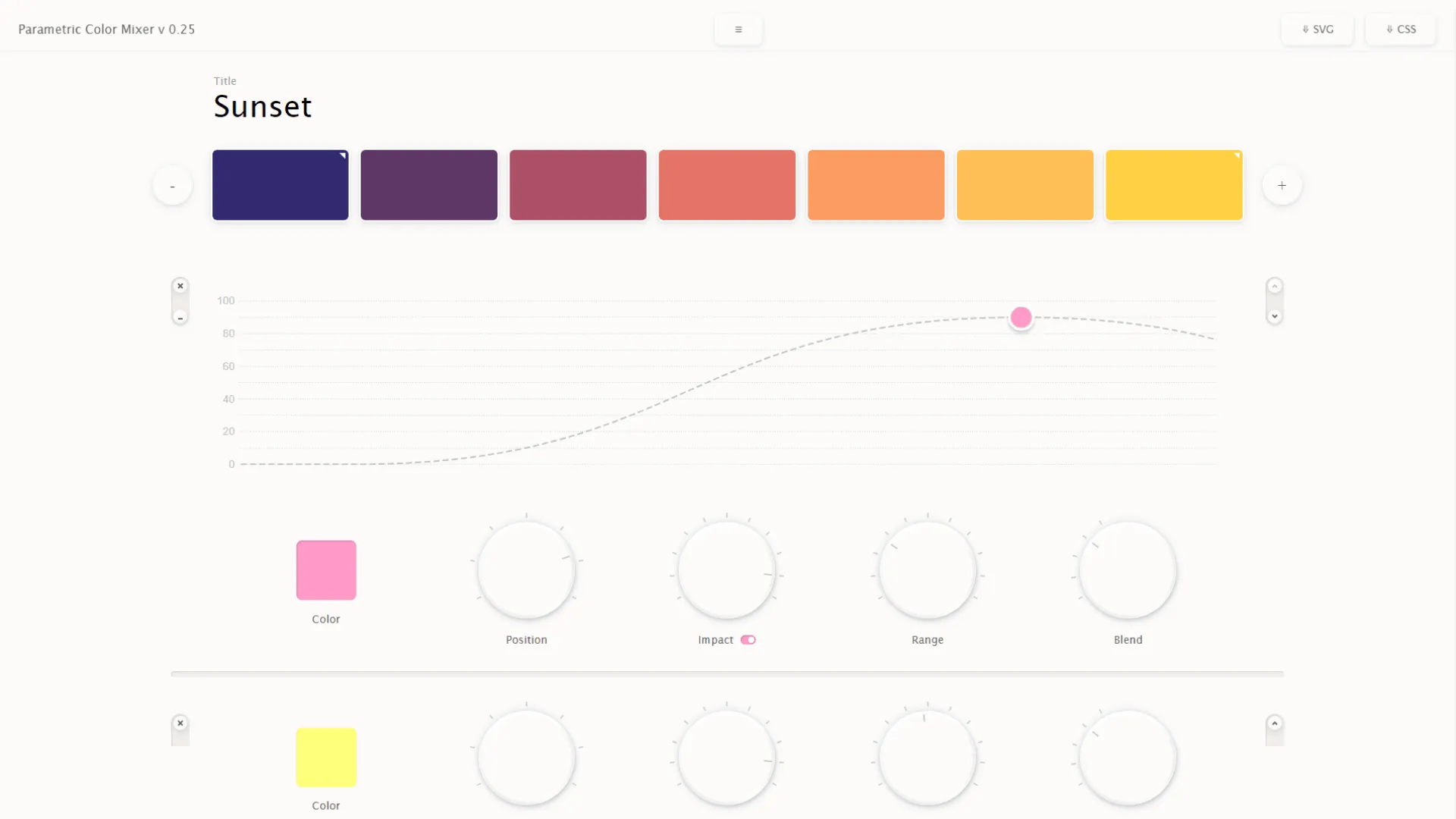 Parametric Color Mixer design work featured in the article