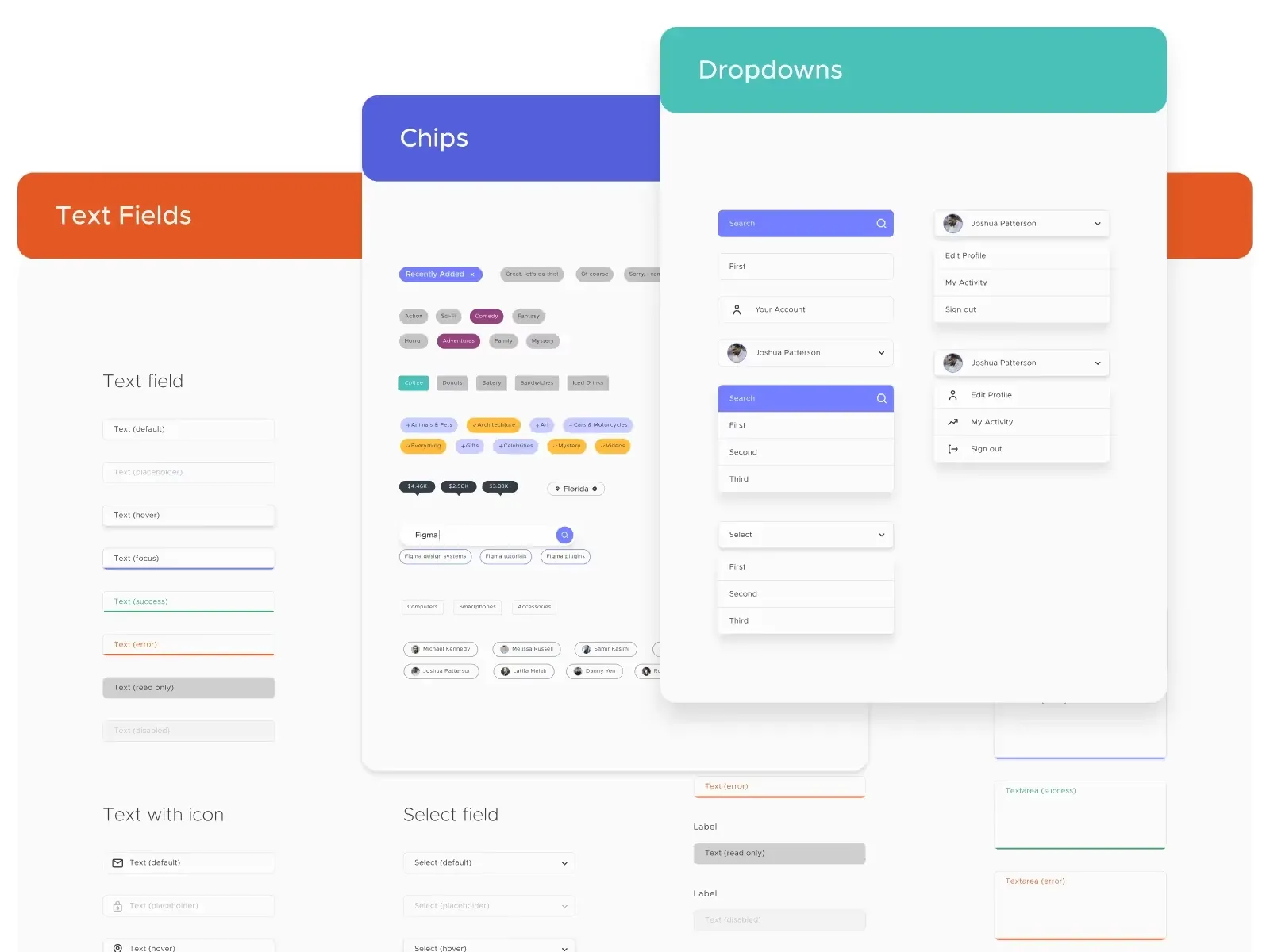 Segment UI kit — Figma freebie