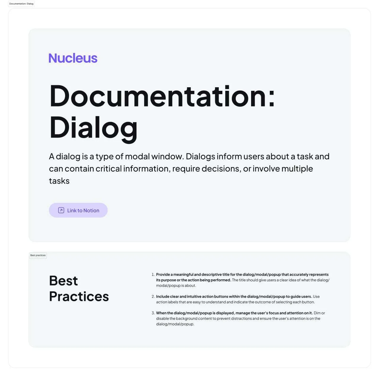 Dialog