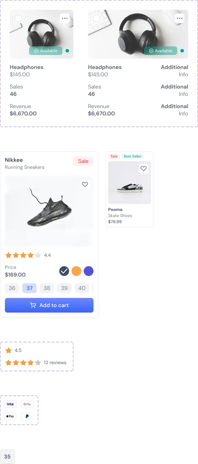 Shopping cards