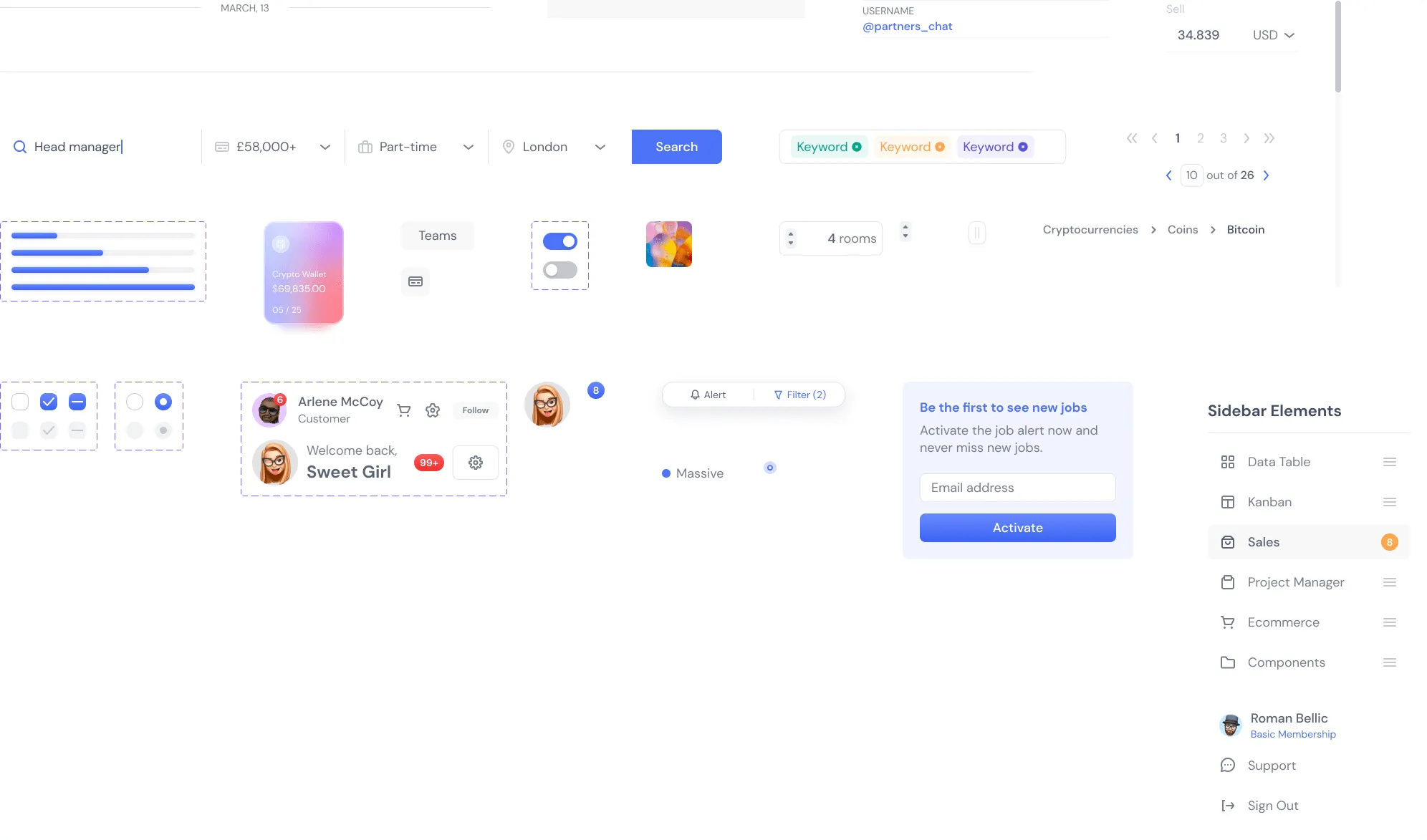 Misc. components