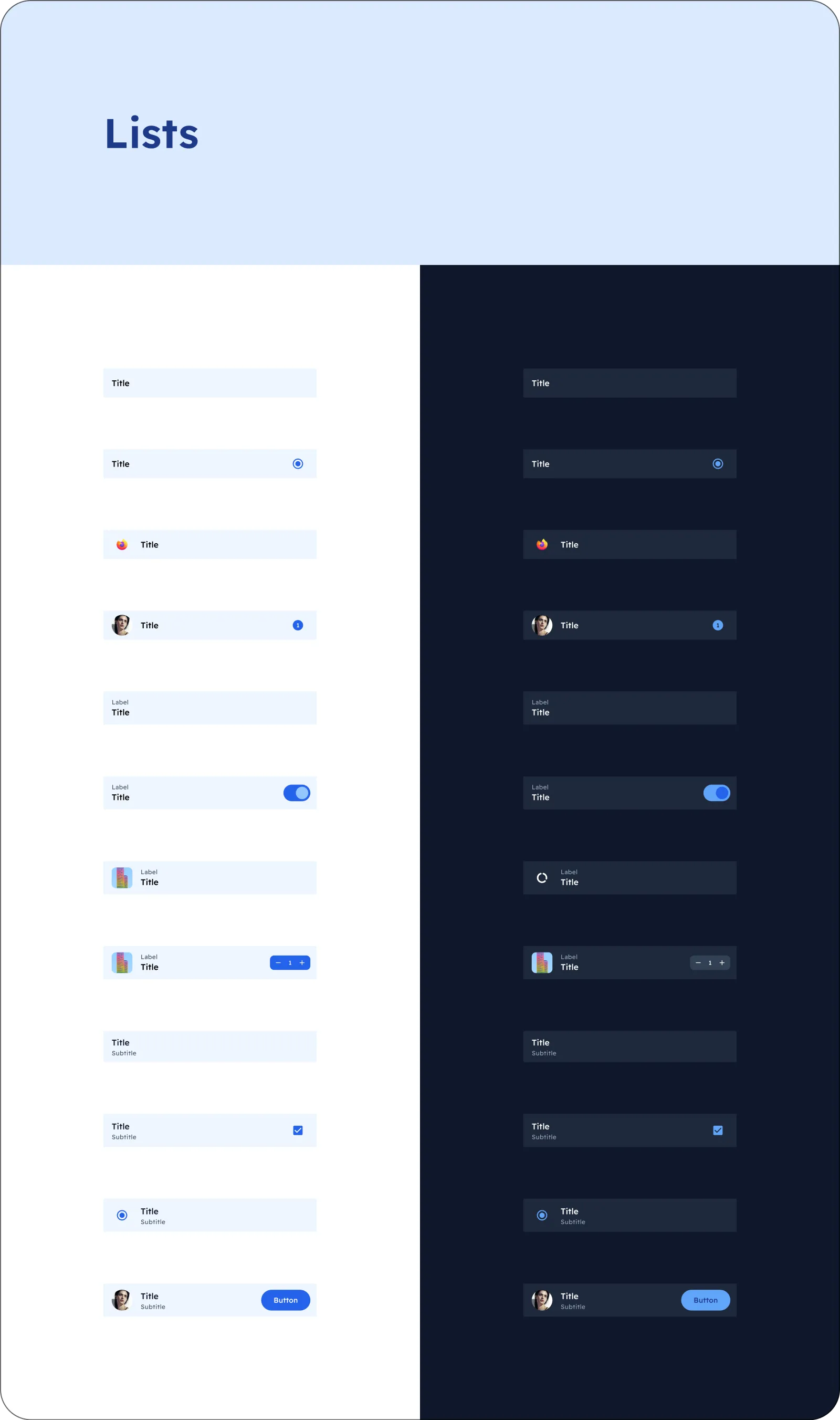 Lists