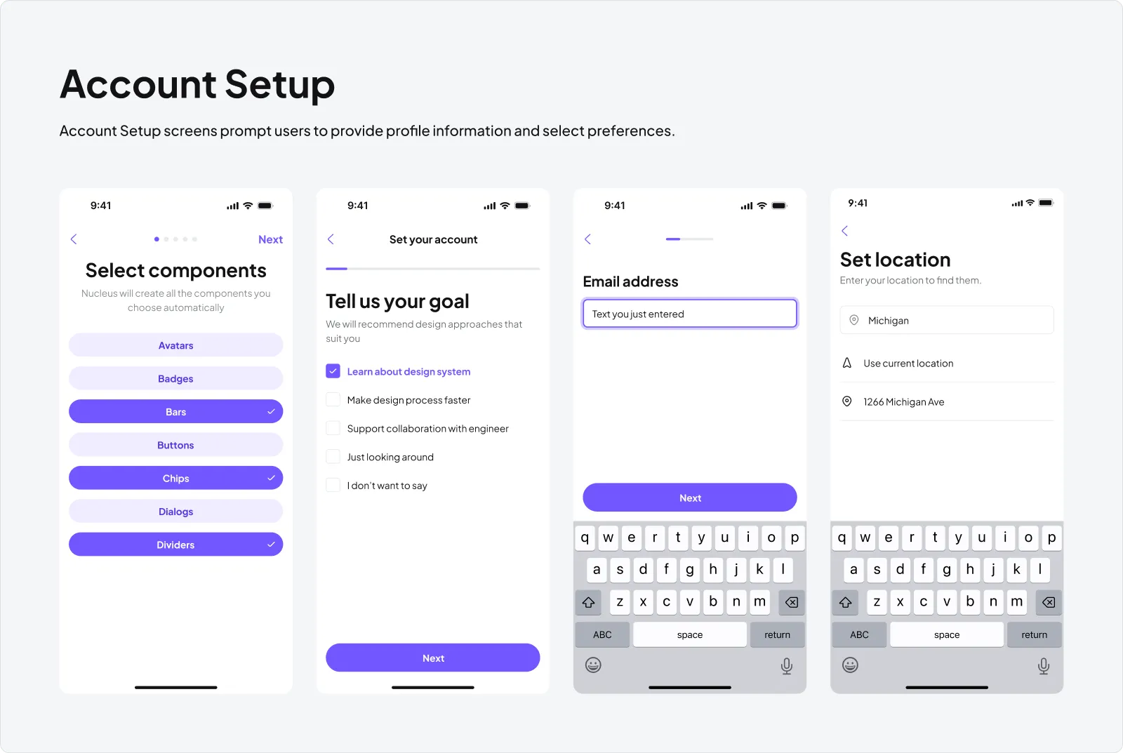 Account Setup