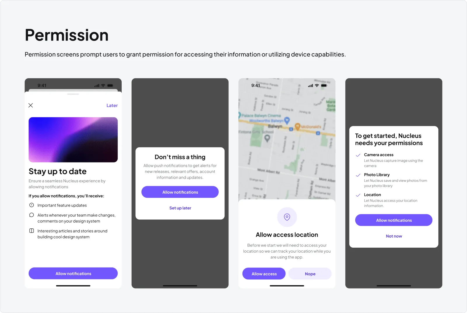 Permission