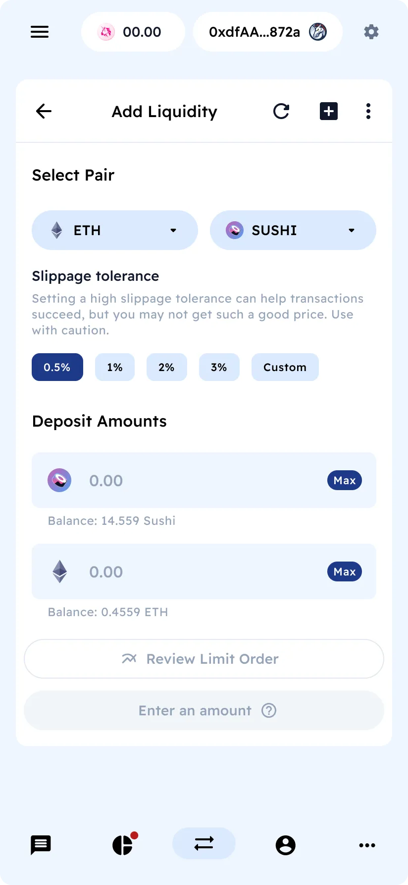 Swap Tokens
