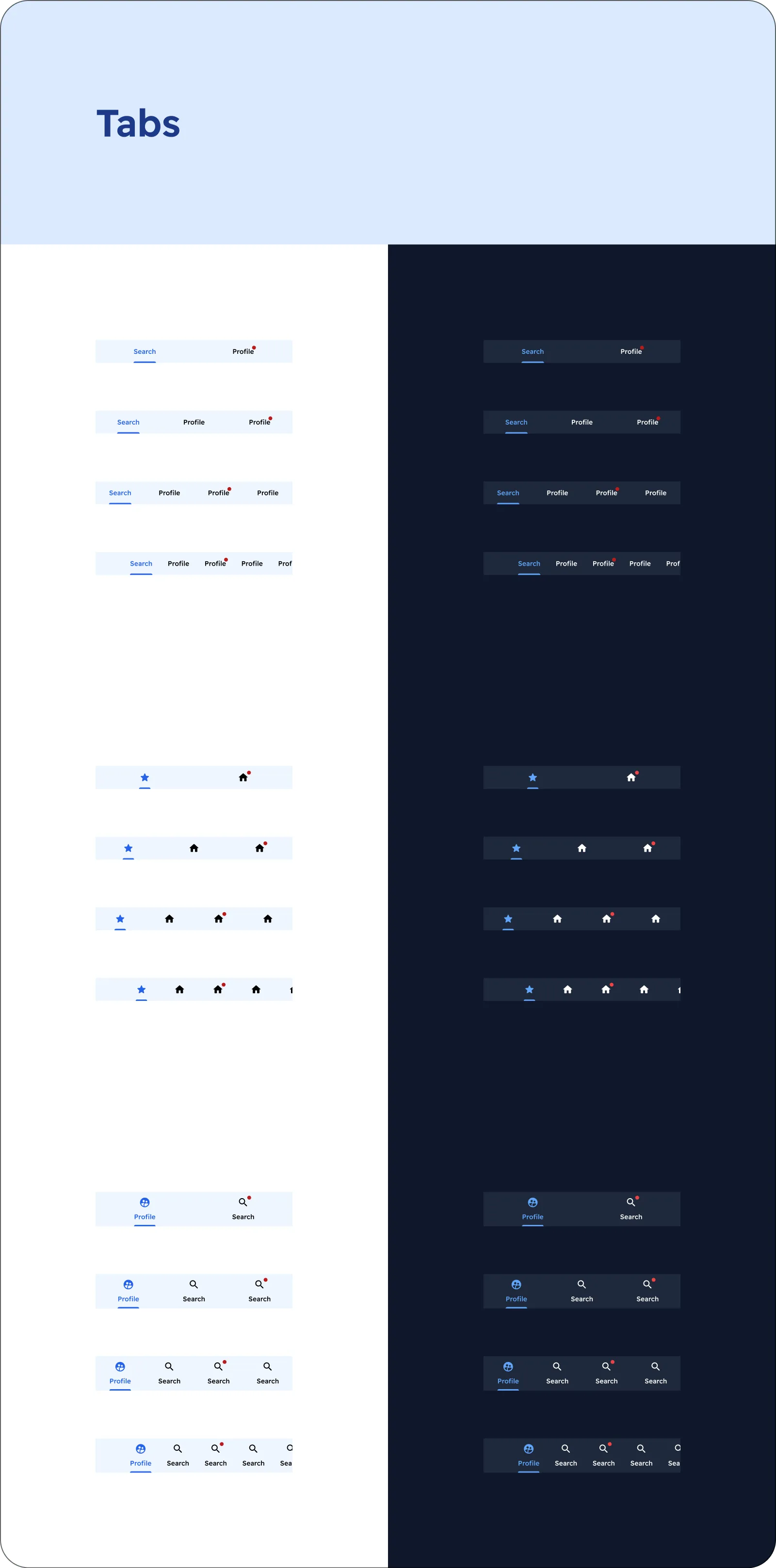 Tabs