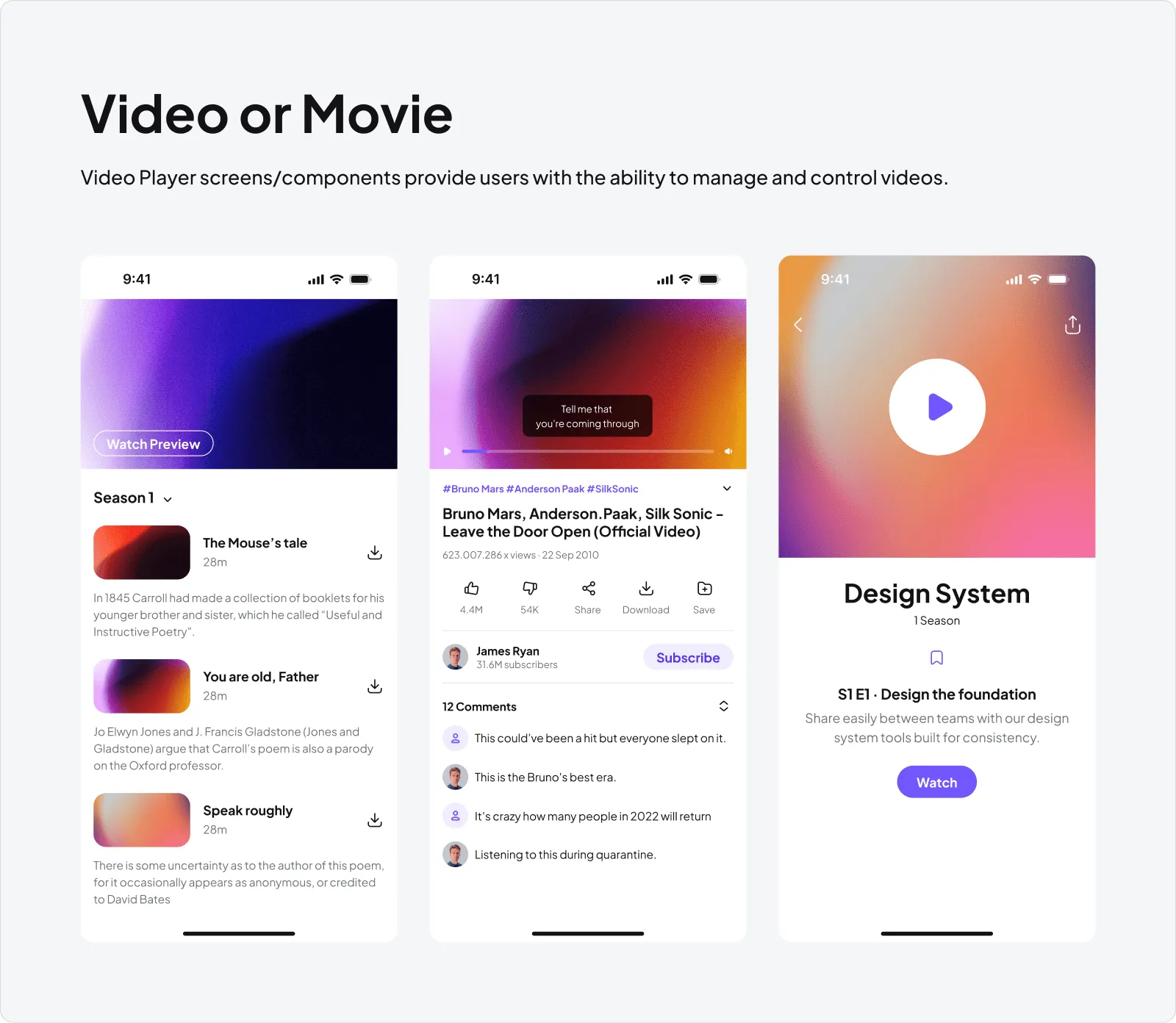 Video or Movie