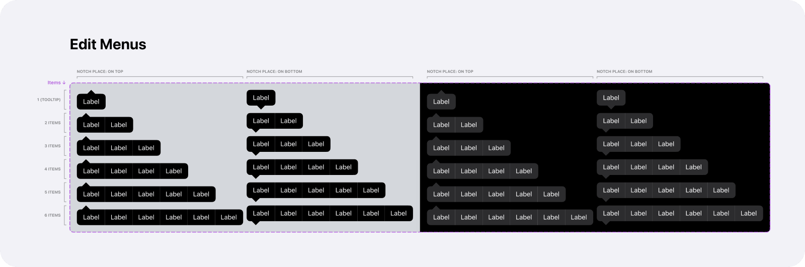 Edit Menus