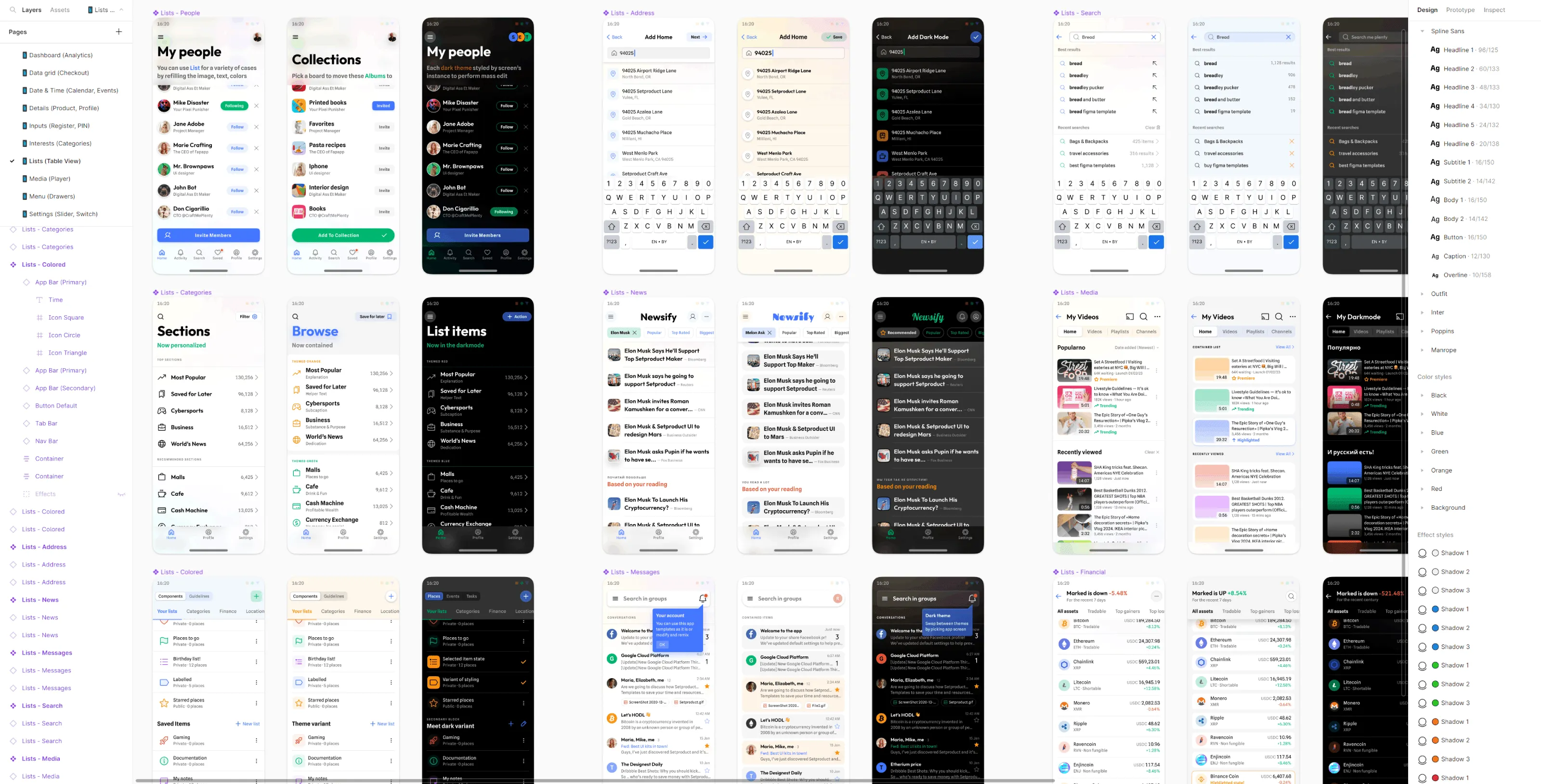 Figma Mobile X UI kit - iOS & Android app templates