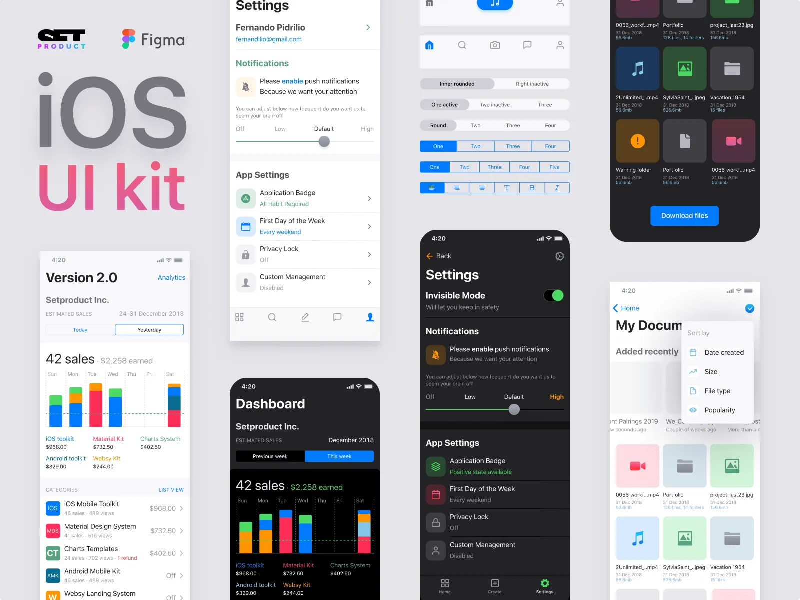 Figma iOS kit