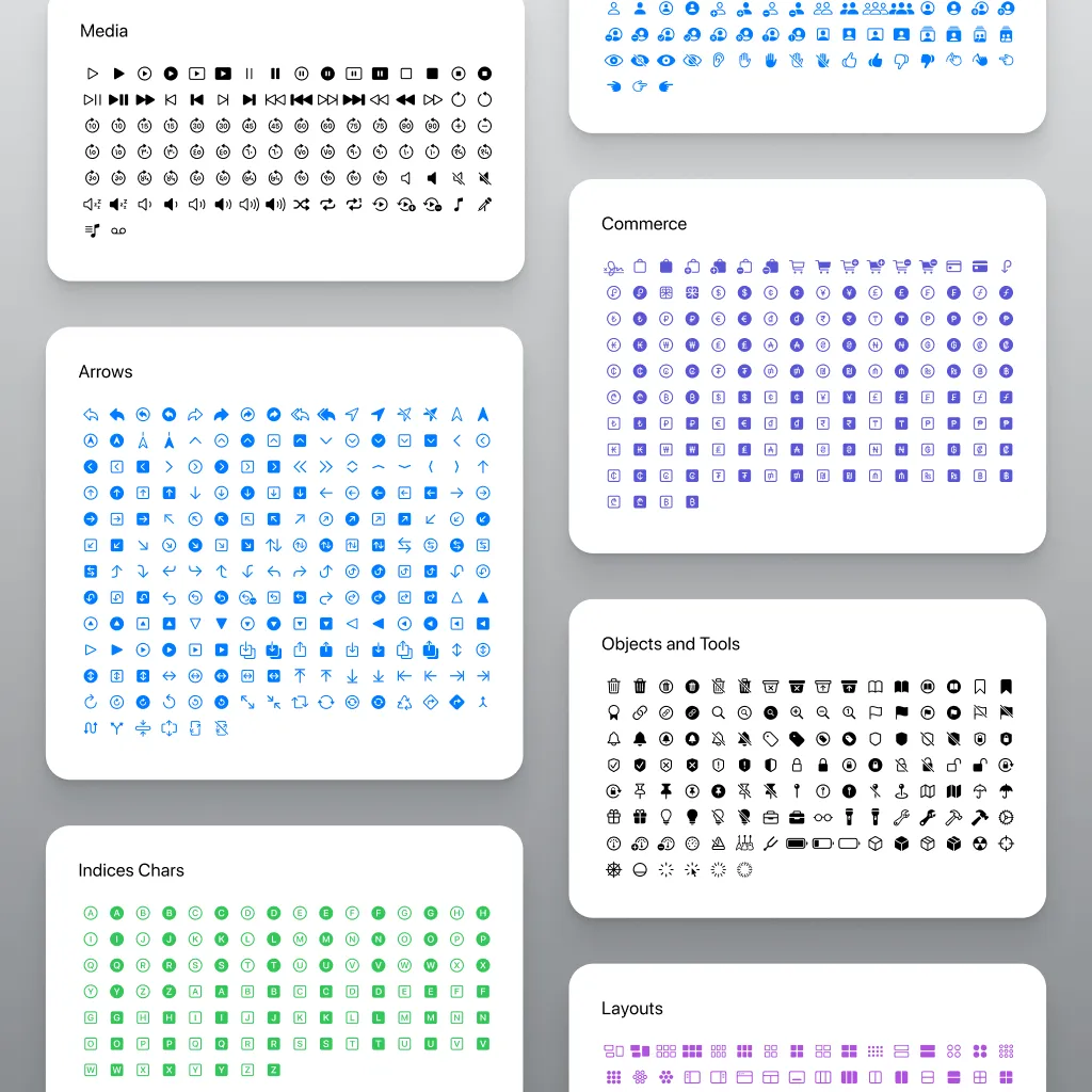 2500+ icons as SF Symbols
