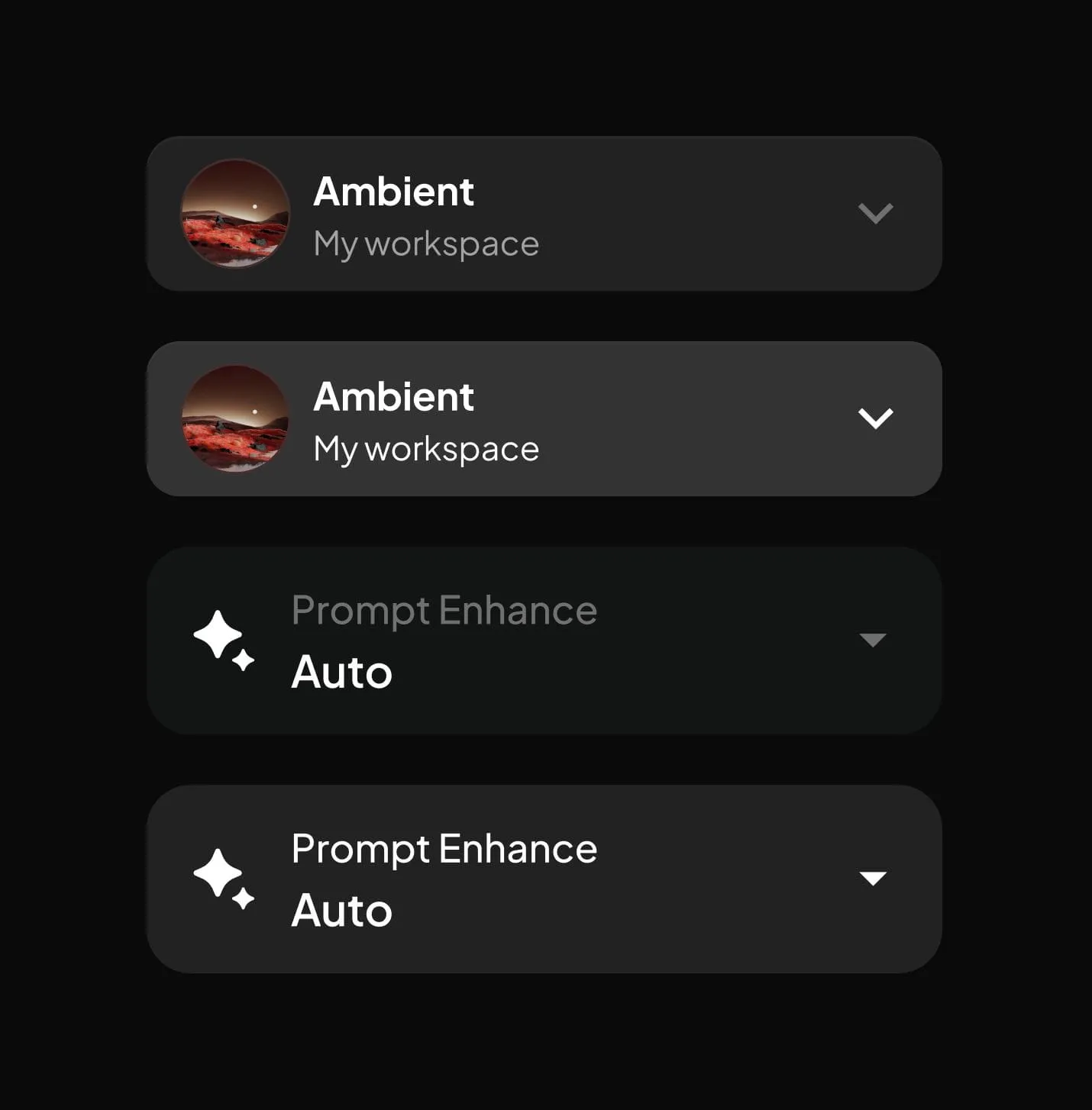 Accordion select component