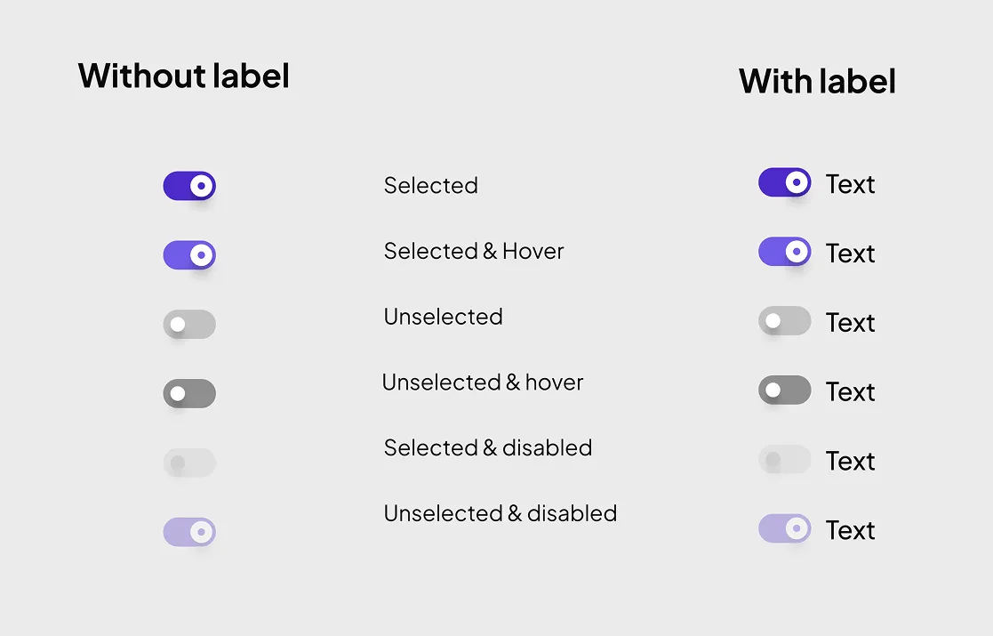 Toggle switches