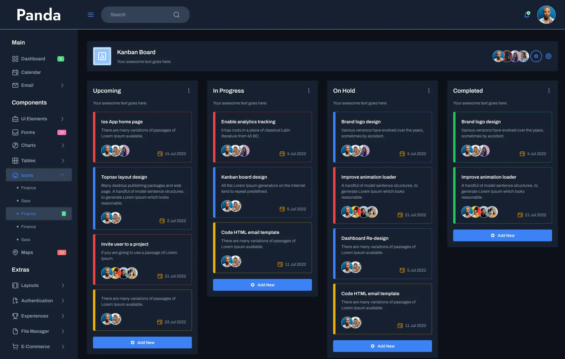 Kanban Dark